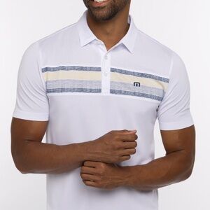 Travis Mathew Striped Polo